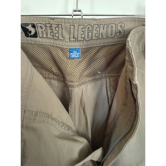 Reef Men's Brown Cargo Shorts Size 40 Performance Water Sports - Picture 4 of 7